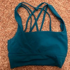 Teal Buff Bunny Sports Bra